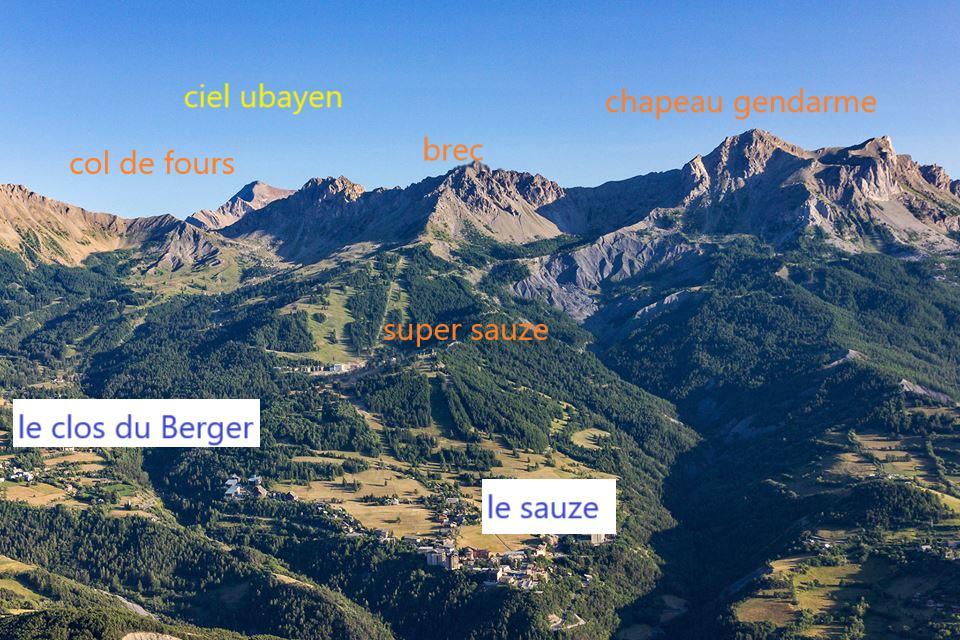 Le Clos Du Berger Le Sauze Exterior foto